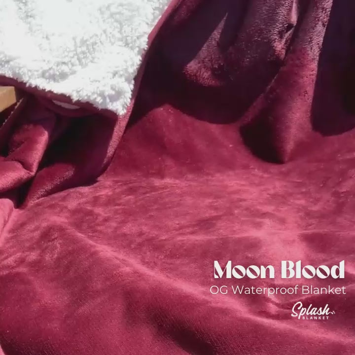 Waterproof Splash Blanket™️ - Moon Blood Fitted Sheet – Splash Blanket US
