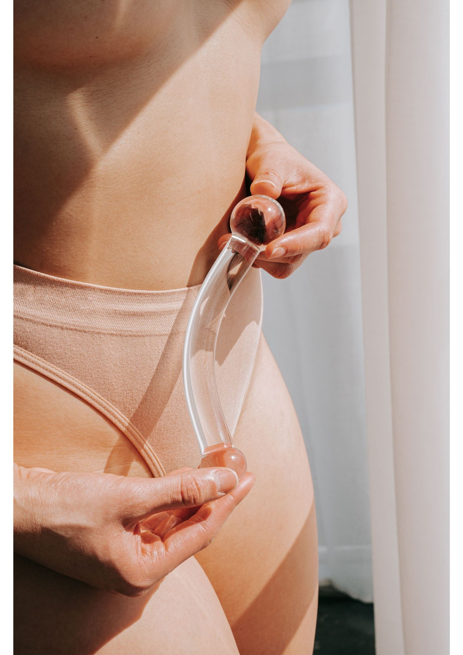 The Crescent Glass Dildo Pleasure Wand Splash Blanket US The Crescent Glass Dildo Pleasure Wand Splash Blanket US